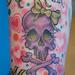 Tattoos - Color Girly Skull with Name - 58094